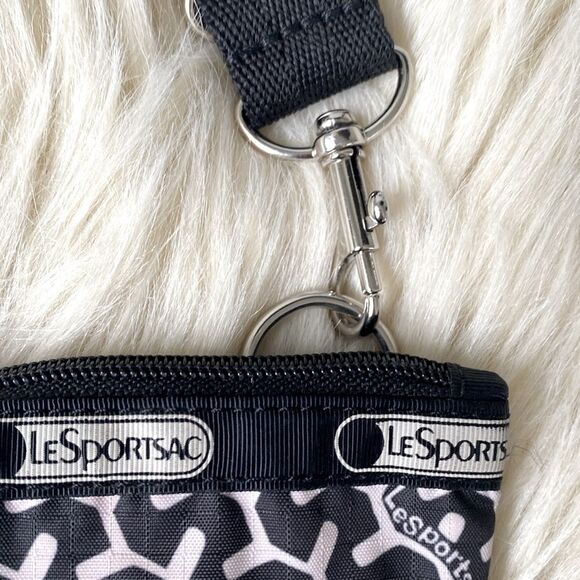 Lesportsac Deluxe Everyday bag Peppercorn, adjustable crossbody- New w/o tag - Picture 5 of 7